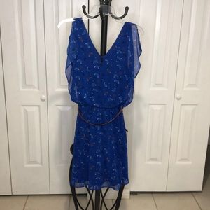 Blue Flowy Dress size M